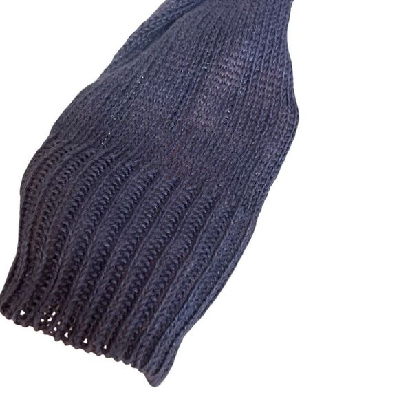 615. J. Crew navy knit scoop neck long sleeve 100% linen top - Picture 3 of 5